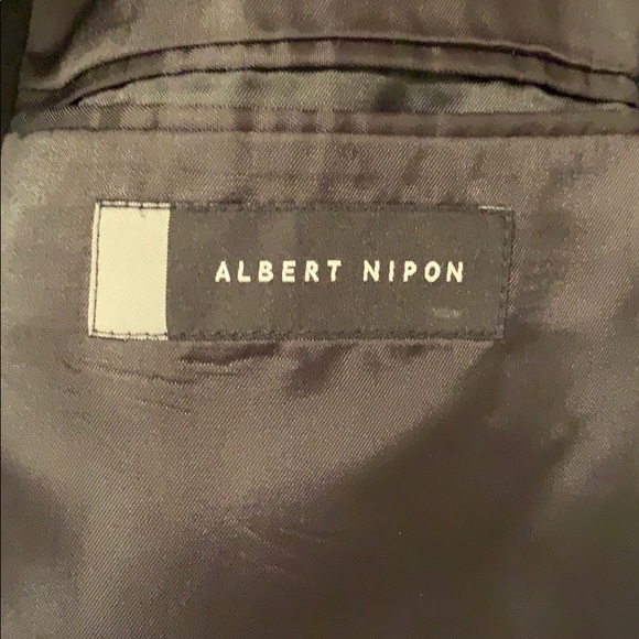 Alpert Nipon black 3 button single breasted suit - Picture 6 of 8